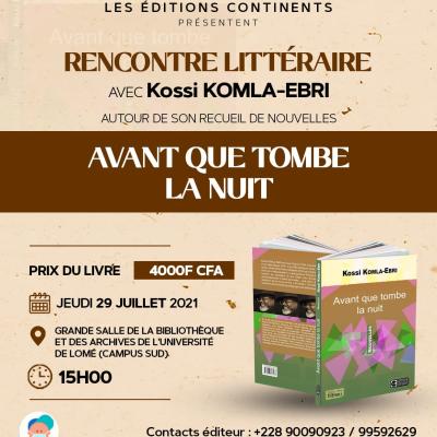 Rencontre Littéraire Bibliothèque Université Lomé